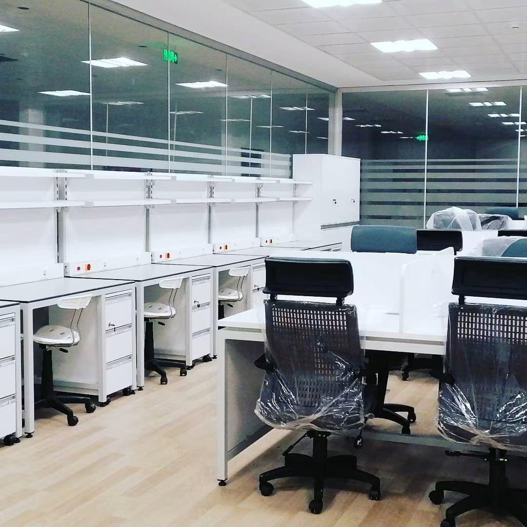 TNCLAB Laboratuvar Genel Görünüm Uzun Koridor